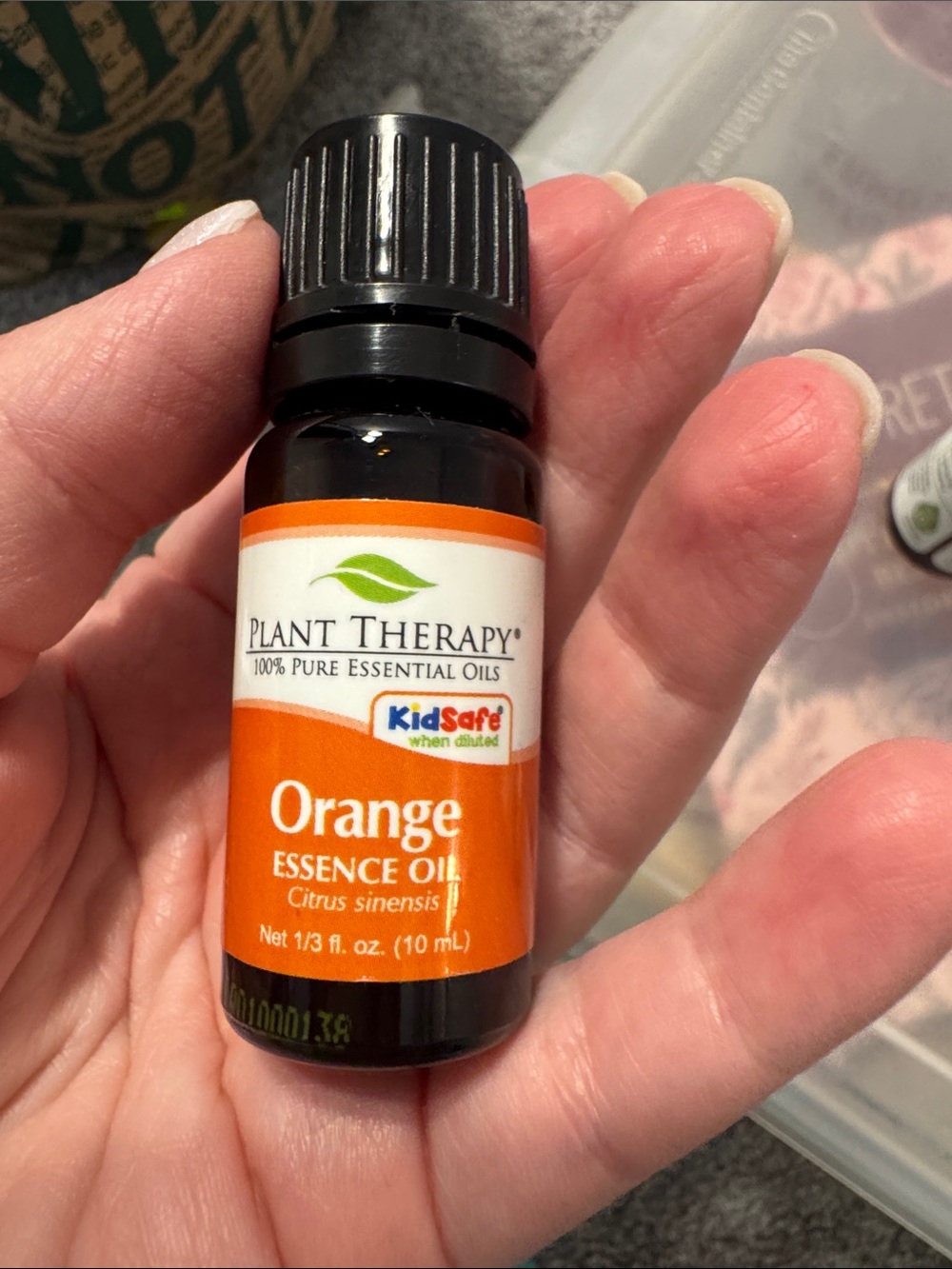 Plant Therapy Orange Essence Oil - Bright Orange Label